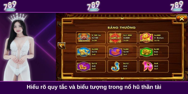 Hiểu rõ quy tắc và biểu tượng trong nổ hũ thần tài
