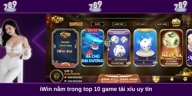 iWin nằm trong top 10 game tài xỉu uy tín
